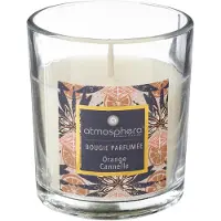 Atmosphera Bougie Parfumée Orange cannelle Pot en verre 110 G