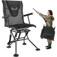 Vevor Chaise de Chasse Silencieuse Pivotante à 360°