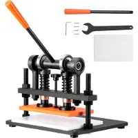 Vevor Machine à Découper du Cuir 280 x 140 mm Capacité 1,5 T Presse de Découpe Manuelle Course Réglable 12 mm Perforatrice Manuelle pour Cuir Papier Mousse Plastique Caoutchouc Différents Matériaux