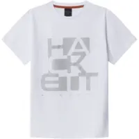 Hackett London Hs Blocker Short Sleeve T-shirt Blanc 24 Months Garçon