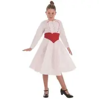 Creaciones Llopis Nanny Mary Costume For Children Beige 3-5 Years Enfants