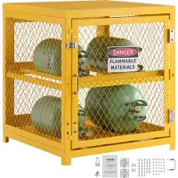 Vevor Armoire de Sécurité pour Bouteilles de Gaz 78,8x76,3x88,9 cm