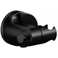INF Support de pommeau de douche à ventouse - Noir obsidienne