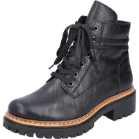 Rieker Bottines à lacets marron / noir
