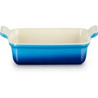 Le Creuset plat à four 71102192200001 Azure 19x14 cm 1,1l carré