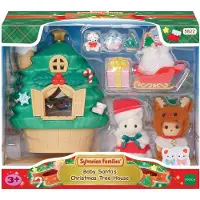 Sylvanian Families Maison avec arbre de Noël et personnages de bébé