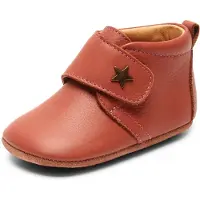 Bisgaard Chaussures en cuir à semelle souple - Rose av. Étoile - - 25 - Chaussons en Cuir