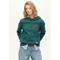 Superdry Sweat-shirt 'SD&Co' émeraude / rouge