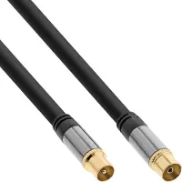 InLine 69203P câble coaxial 3 m Type F Noir