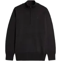 G-Star Pull-over 'Premium Core Half Zip Knit' noir