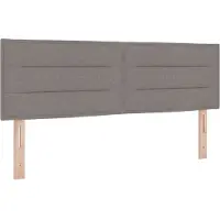 vidaXL Tête de lit taupe 144 cm en tissu