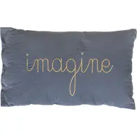 Atmosphera Coussin Gaze De Coton Avec Mot Doux