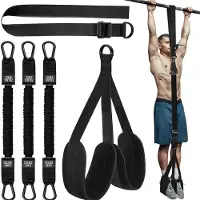 INF Bande De Traction / Bande D'entraînement Pour Tractions - Aide À La Traction Pour La Musculation Le Noir 210 Livres