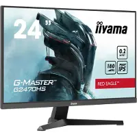 Iiyama G-MASTER Libérez tout votre potentiel de jeu avec le Fast IPS G2470HS Red Eagle