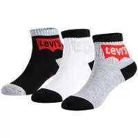 Levi's Kids Chaussettes gris chiné / rouge / noir / blanc