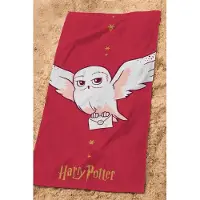 Harry Potter Serviette De Bain Et De Plage Imprimée 100% Coton, Harry Potter Starry Sky Bordeaux