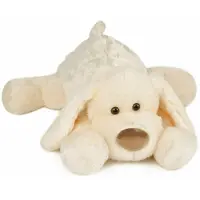 Histoire D'ours Peluche Chien Cookie - - 50 cm - Blanc - Jouet en peluche