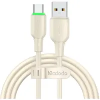 Mcdodo Usb To Usb-c Cable Ca-4750 With Led Light 1.2m (beige)