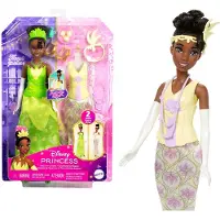 Mattel Disney Princess Tiana 2-in-1 Stories Fashion Doll