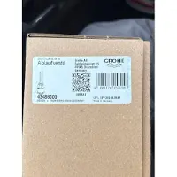 GROHE Robinet de vidange Servo, entièrement coupable, sans levier, pour montage mural, 1 pièce.