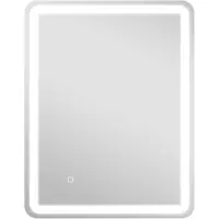 HOMCOM Miroir lumineux LED salle de bain 70 x 90 cm lumière réglable 3 couleurs fonction anti-buée et mémoire