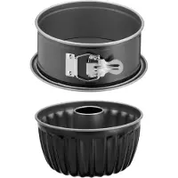 OBH Nordica Lot de 2 moules pour friteuse a air J176S204 Noir