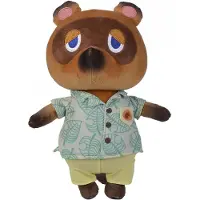Nicotoy Pluszowa figura Tom Nook z gry Animal Crossing, 25 cm, licencjonowana przez Nintendo