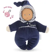 Corolle Mon Doudou Babidoux Bleu Marine Starry Dreams Babypop, 20cm
