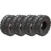 Parnells 22x10.00-9 ATV Quad Tyres 6ply Wanda P3128 Road Legal Rears 255/65-9 (Set of 4)