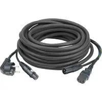 DAP FP0810B Schuko/XLR femelle - IEC femelle/XLR mâle 10 m noir