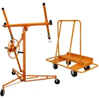 MonsterShop Lève-Plaques 5m Placoplâtre & Chariot