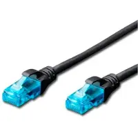 Ewent Câble réseau IM1153 Cat5e U/UTP 1m Noir