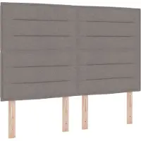 vidaXL , tête de lit, couleur taupe, revêtement en tissu