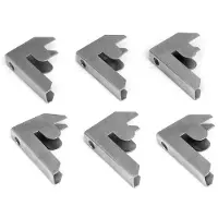 MonsterShop 6 x connecteurs baie m?tal rayonnage Clips galvanis? acier stockage rayonnage