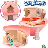 Giochi Preziosi Les Schtroumpfs - Maison Magique (avec clé, 1 figurine et des accessoires) - Asst