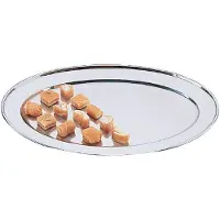 Olympia Plateau De Service Inox Ovale 407 Mm -