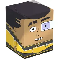 Squaroes Star Trek: Lower Decks St004 Samoa Rutherford Card Box Jaune Enfants