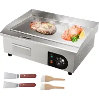 Vevor Plaque gril électrique BBQ Plaque de cuisson Plaque gril électrique 3000W