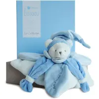 Doudou et Compagnie Doudou Collector ours bleu 24 cm -