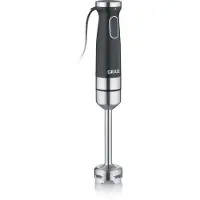 Graef HB602, Mixeur plongeant, 1200 W, Noir, Acier inoxydable