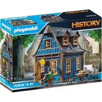 Playmobil History 70958 - Maison Bleue À Colombages
