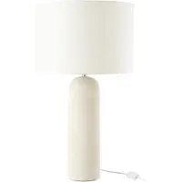 J-Line Lampe Sur Pied En Terre Cuite Et Lin