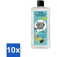 Marcels Green Soap Marcel's Green Soap - Shampooing & Après-Shampooing 2-en-1 - Mimosa & Cassis - Soin en un - 300 ml - Pack avantage - 10 pièces