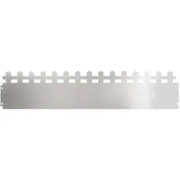 vidaXL Bordures de pelouse 10 pcs Argent 103 x 0,05 x 22 cm