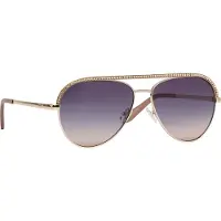 GUESS Gu00271 Woman Sunglasses Doré Gradient Smoke/CAT3 Femme