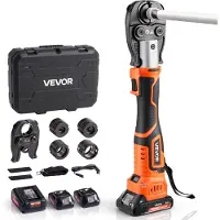 Vevor Sertisseuse Électrique Plomberie sans Fil 18 V Pince à Sertir Tuyaux PEX Aluminium-plastique avec Mâchoires Sertissage TH16