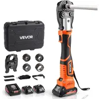 Vevor Sertisseuse Électrique Plomberie sans Fil 18 V Pince à Sertir Tuyaux PEX et Aluminium-plastique avec Mâchoires de Sertissage U16