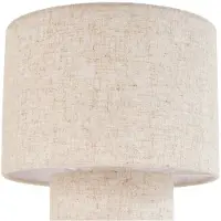 LINDBY Lampe de Table , Elfie, Beige, Salon / séjour, Tissu / textile, Scandinave