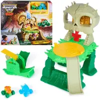 Monster Jam MNJ VHP Mini Crash n Crumble Jungle GML, Monster truck et ensemble de pistes, 3 ans/ans, métal, plastique, multicolore