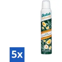 Batiste - Thé vert naturel & Camomille - Shampooing sec - Extraits 100% naturels - Rafraîchit et nettoie - 200 ml - Pack avantage - 5 pièces